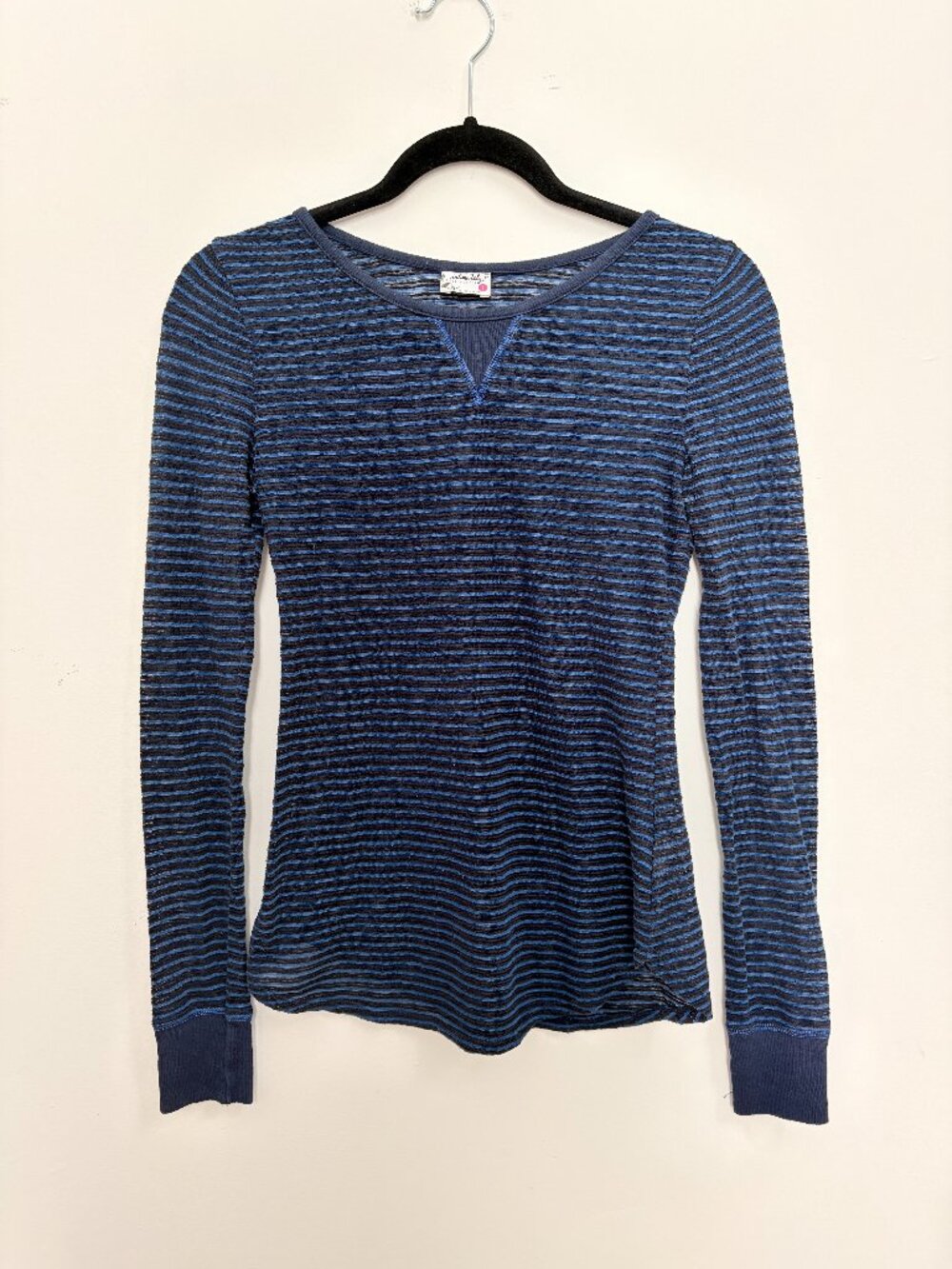 Free People Sheer Striped Longsleeve